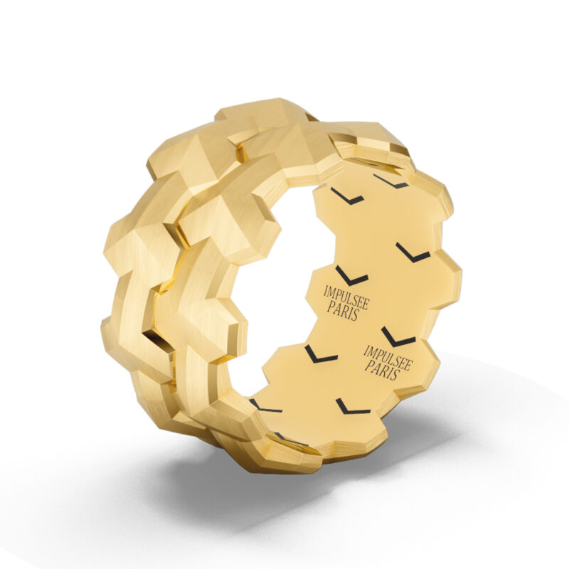 Yconique Duo Précieux Impulse Paris 18-carat gold ring.