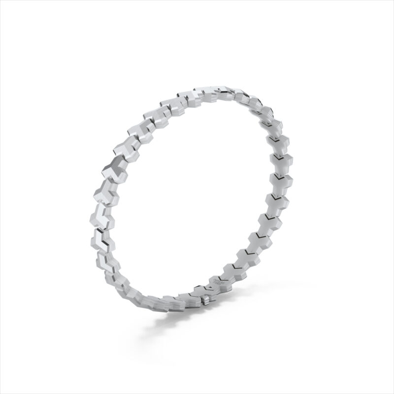 Yconique silver bracelet Impulse Paris.