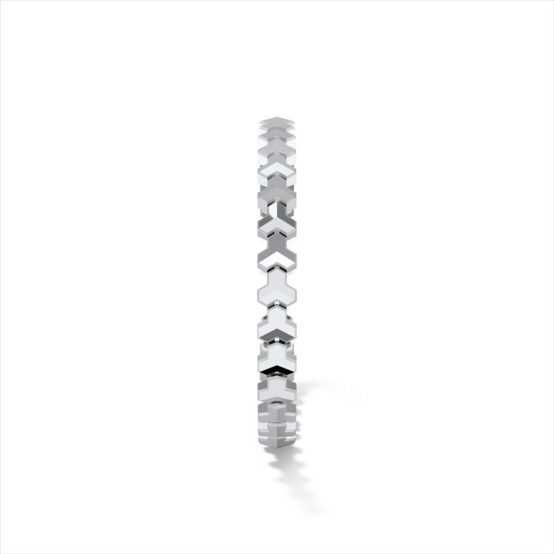 Brushed finish - polished bevels